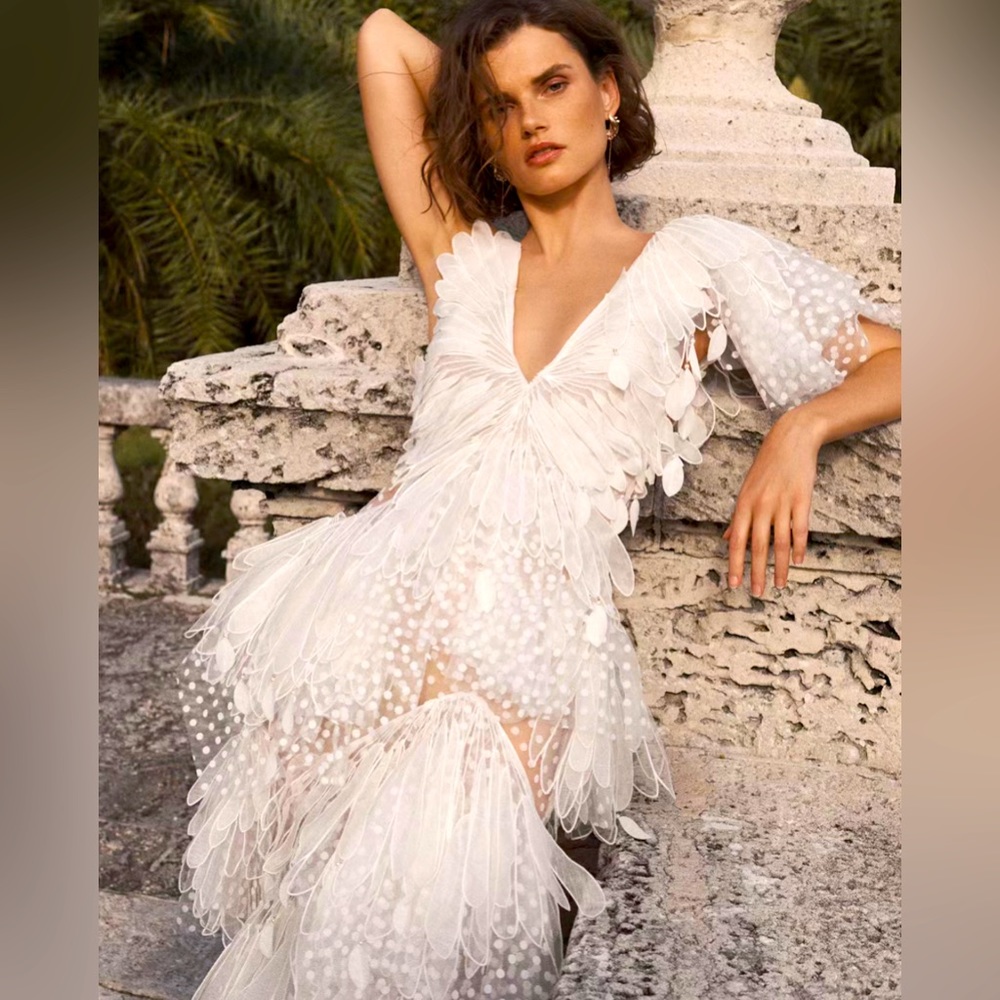 Zimmermann Rhythmic Fluted Gown